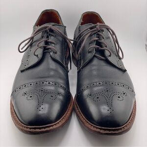 Allen Edmonds Bainbridge Mens Black Leather Oxfords Size 11